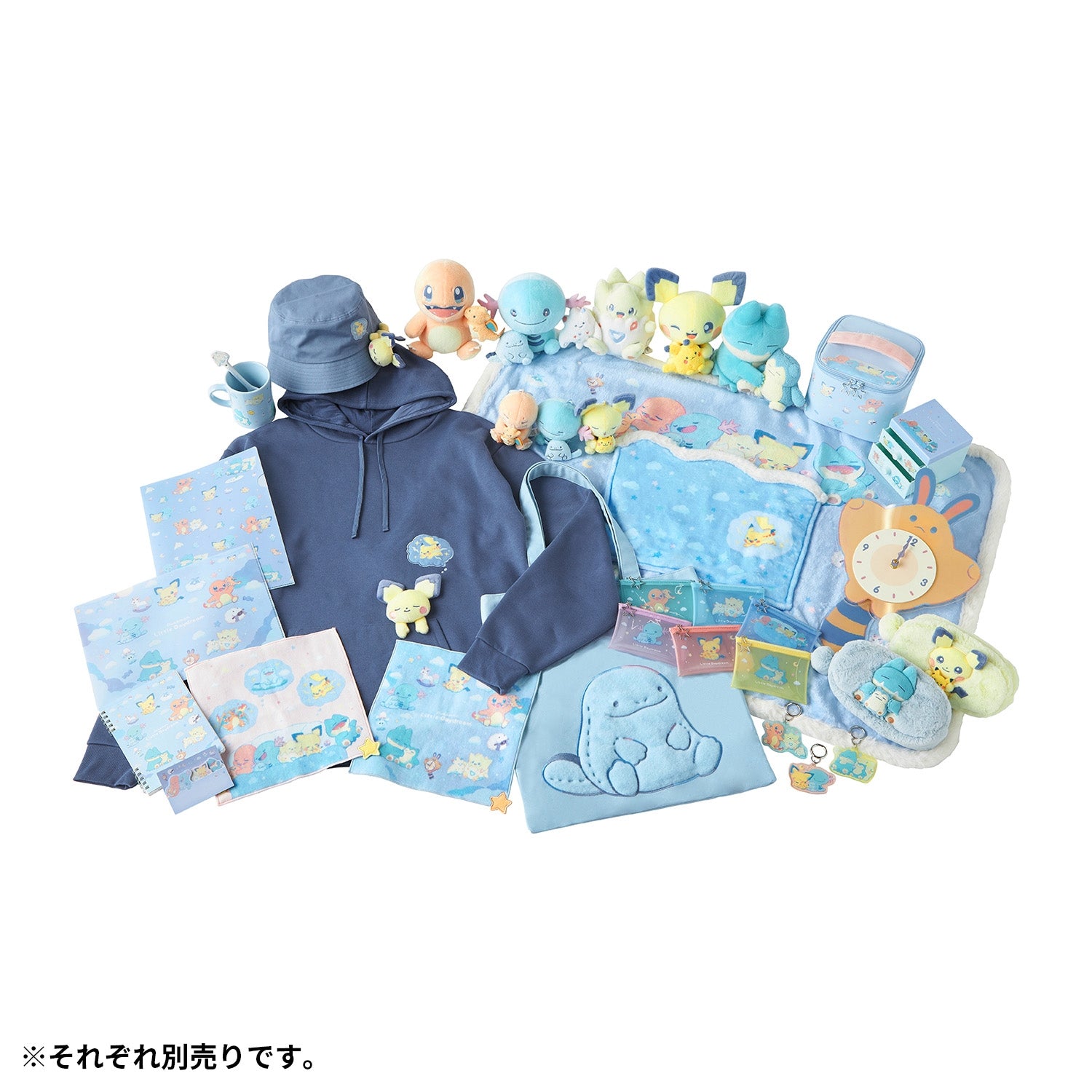 Pokemon Little Daydream Collection - Charmander and Charizard Carabiner Plush Toys