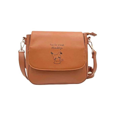 Pokemon Peaceful Place Bag - Mimikyu Brown Shoulder Bag
