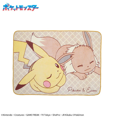 Pokemon Platinum Zakka - Fuwa & Hug blanket  Pikachu & Eevee Vol.2 [Pre-Order Oct 2026]