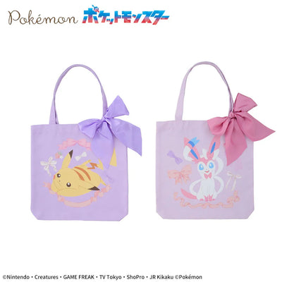Pokemon Platinum Zakka - Ribbon tote bag Pikachu