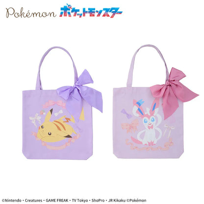 Pokemon Platinum Zakka - Ribbon tote bag Pikachu
