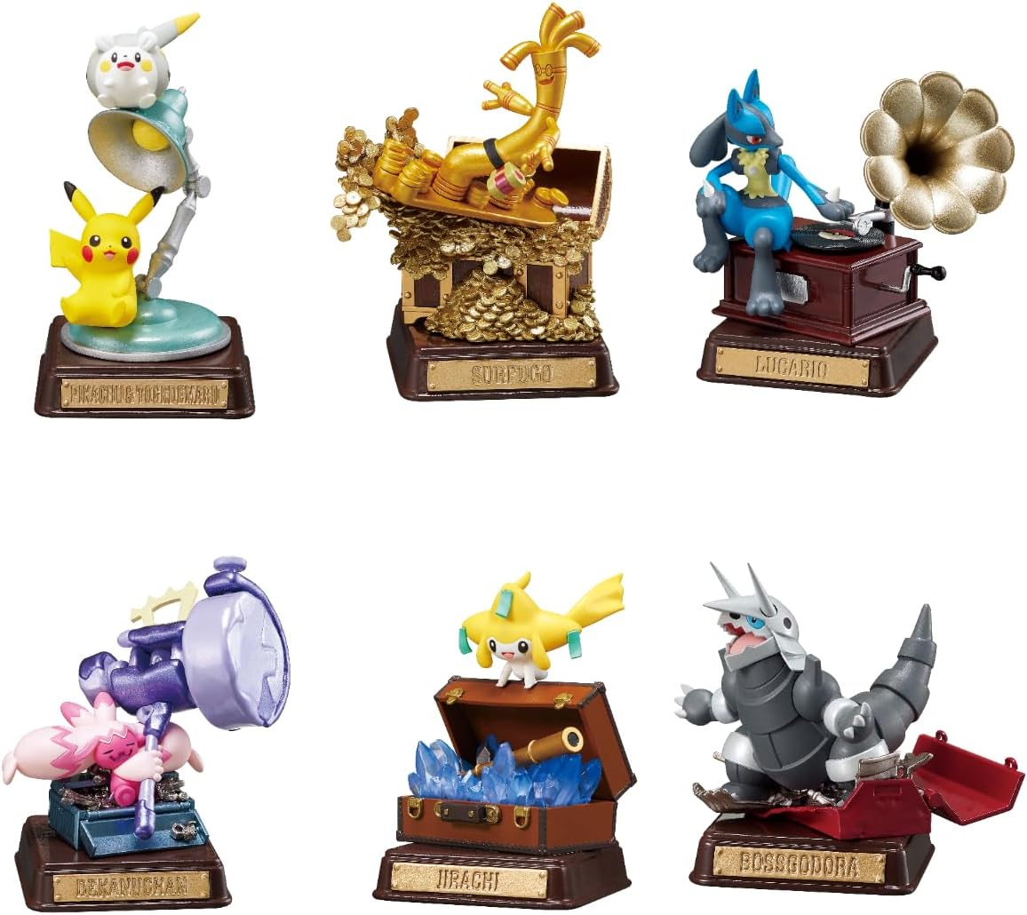 Pokemon Re-Ment - Vintage Collection Type Steel Complete Set of 6 Types
