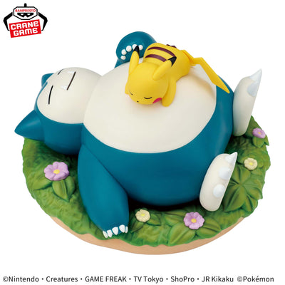 Pokemon Relaxing Time Figures - Pikachu & Snorlax