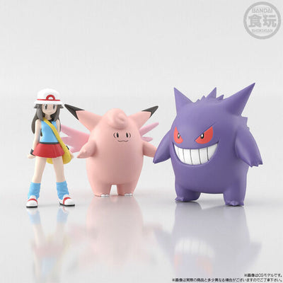 Pokemon Scale World - Kanto Region Leaf, Clefairy & Gengar Set