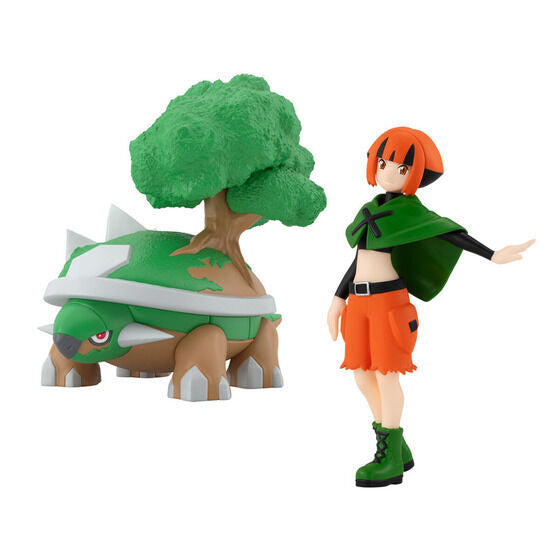 Pokemon Scale World - Sinnoh Region Gardenia and Torterra