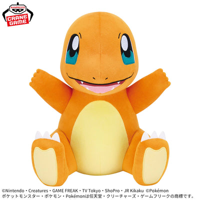 Pokemon Super Mofugu Plush Toy - Charmander Energetic Ver.