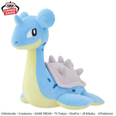 Pokemon Super Mofugutto Plush Toy - Lapras Sidelong Glance Ver.