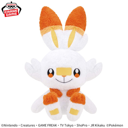 Pokemon Super Mofugu and Heartwarming Plush Toy - Scorbunny
