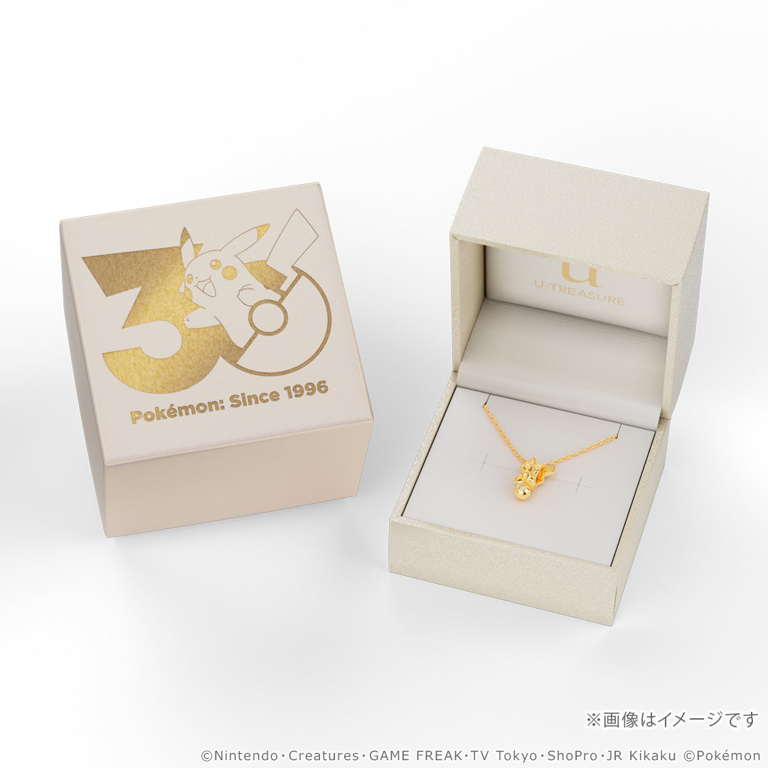 Pokemon U-Treasure - 30th Anniversary Model Ditto Necklace Silver (Yellow Gold Plated) [Pre-Order Dec 2026]