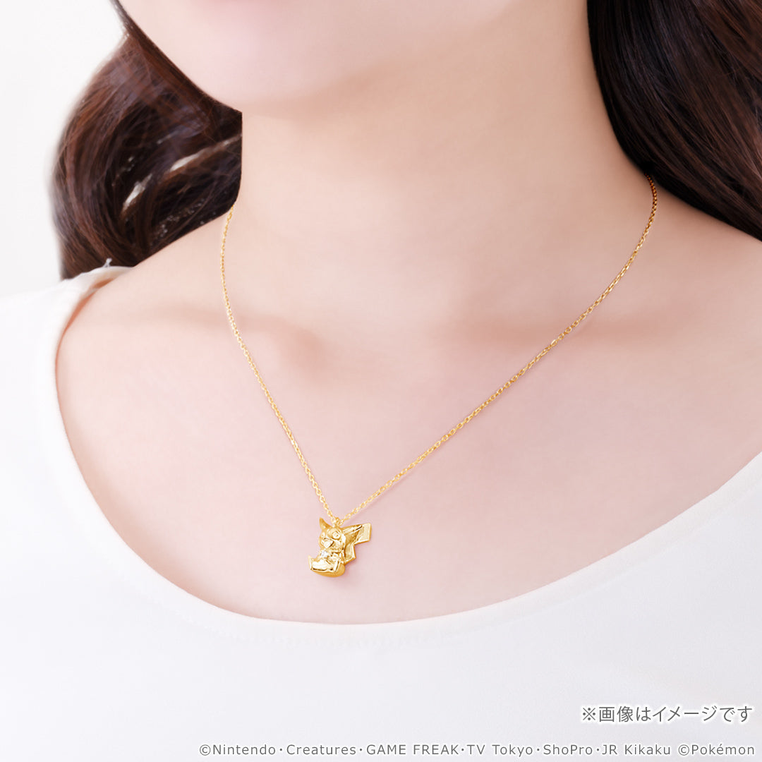 Pokemon U-Treasure - 30th Anniversary Model Pikachu Necklace Silver (Yellow Gold Plated) [Pre-Order Dec 2026]