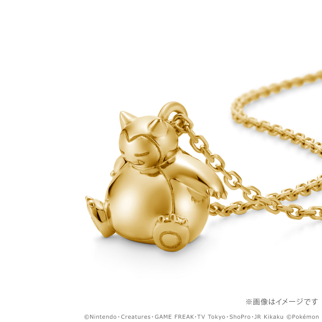 Pokemon U-Treasure - 30th Anniversary Model Snorlax Necklace Silver (Yellow Gold Plated) [Pre-Order Dec 2026]