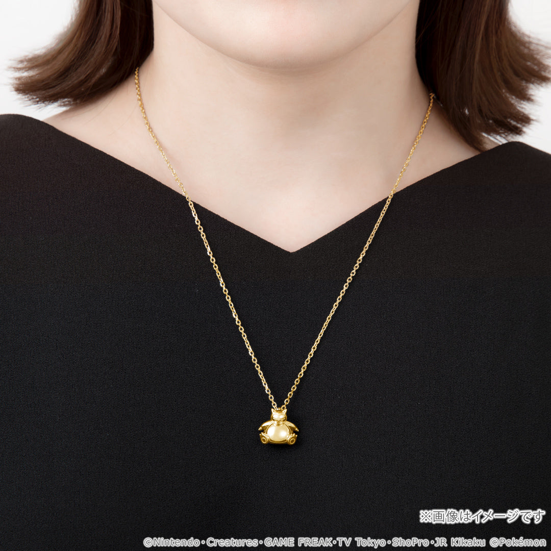 Pokemon U-Treasure - 30th Anniversary Model Snorlax Necklace Silver (Yellow Gold Plated) [Pre-Order Dec 2026]