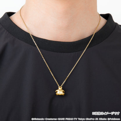 Pokemon U-Treasure - 30th Anniversary Model Snorlax Necklace Silver (Yellow Gold Plated) [Pre-Order Dec 2026]