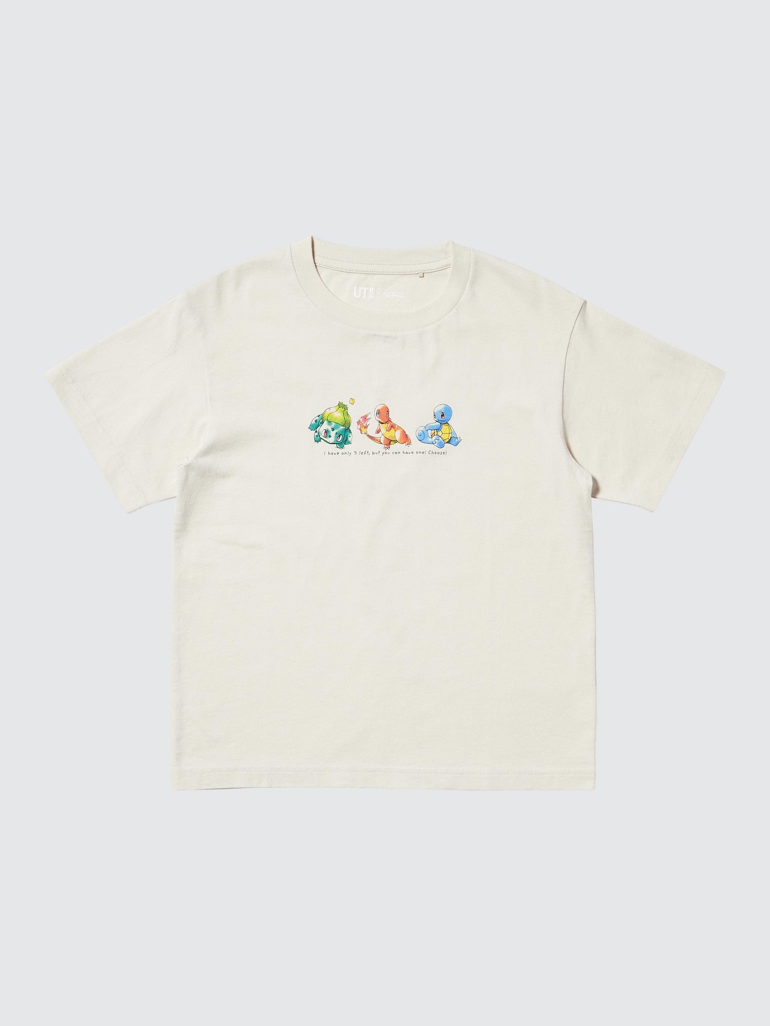 Pokemon X Uniqlo 30th Anniversary Fashion Collection - 1st Generation Starters Kids T-Shirt [Pre-Order Mar 2026]