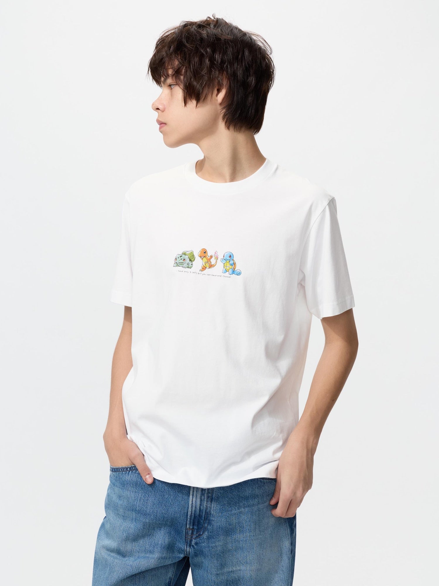 Pokemon X Uniqlo 30th Anniversary Fashion Collection - 1st Generation Starters T-Shirt [Pre-Order Mar 2026]