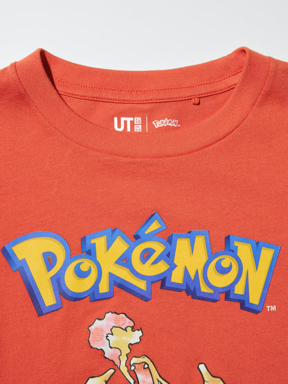 Pokemon X Uniqlo 30th Anniversary Fashion Collection - Charizard Kids T-Shirt [Pre-Order Mar 2026]
