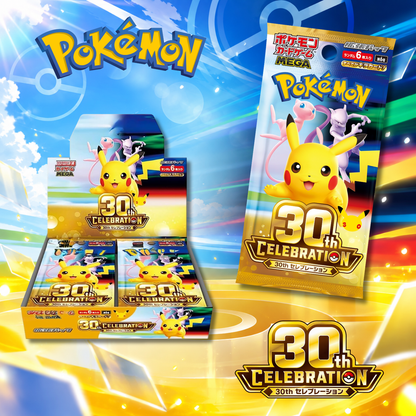 Pokemon Card Game MEGA Expansion Pack - 30th CELEBRATION [M6a] (Box or Pack)