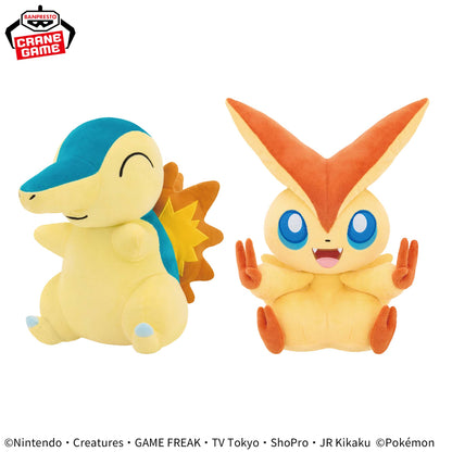 Pokemon Mofugu Cuddly Plush - Cyndaquil and Victini (2 Types) [Pre-Order Feb 2026]