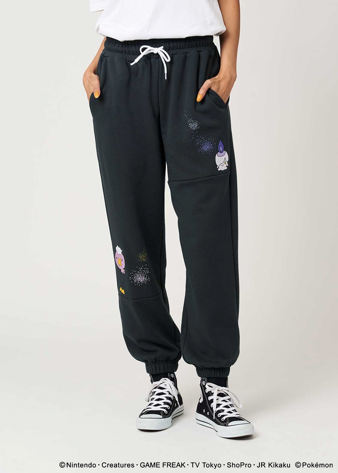 Pokemon x Graniph Fashion Collection - Drifloon, Litwick & Mimikyu Fleece Sweatpants [Release Oct 7, 2025]