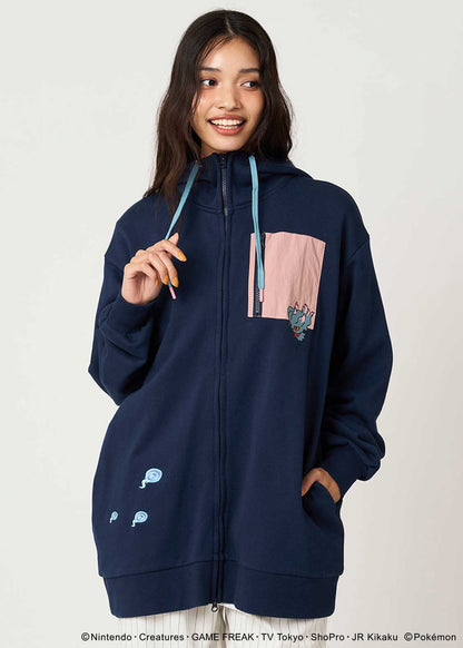 Pokemon x Graniph Fashion Collection - Misdreavus Fleece Long Zip Hoodie [Release Oct 7, 2025]