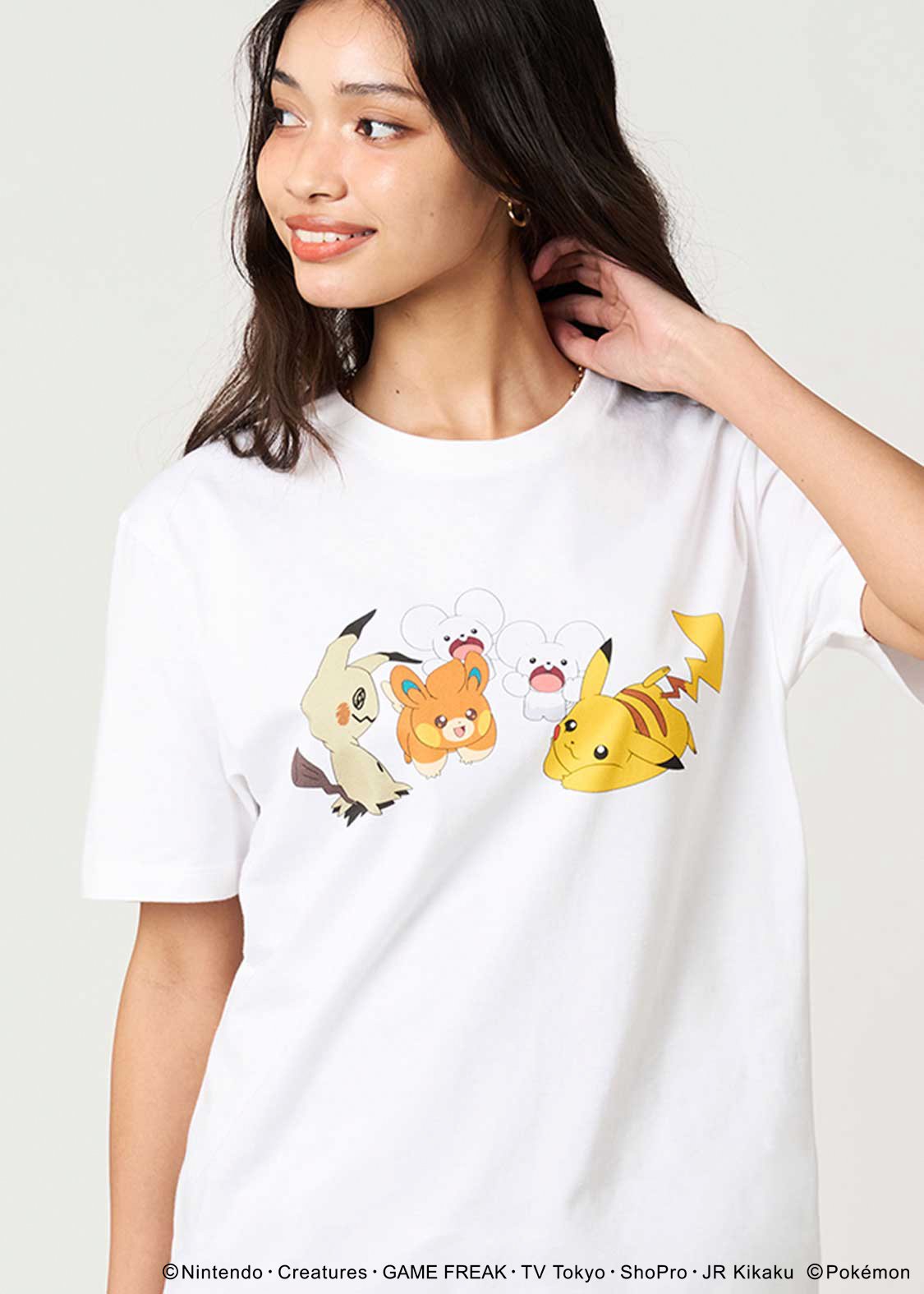 Pokemon x Graniph Fashion Collection - Pikachu, Mimikyu, Pawmi and Tandemaus T-shirt [Release Oct 7, 2025]