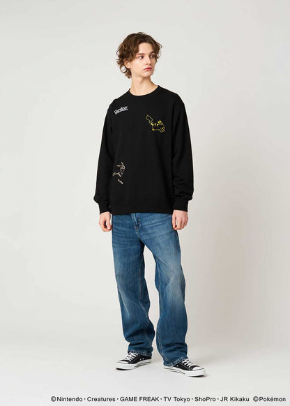 Pokemon x Graniph Fashion Collection - Pikachu & Mimikyu Fleece sweatshirt [Release Oct 7, 2025]