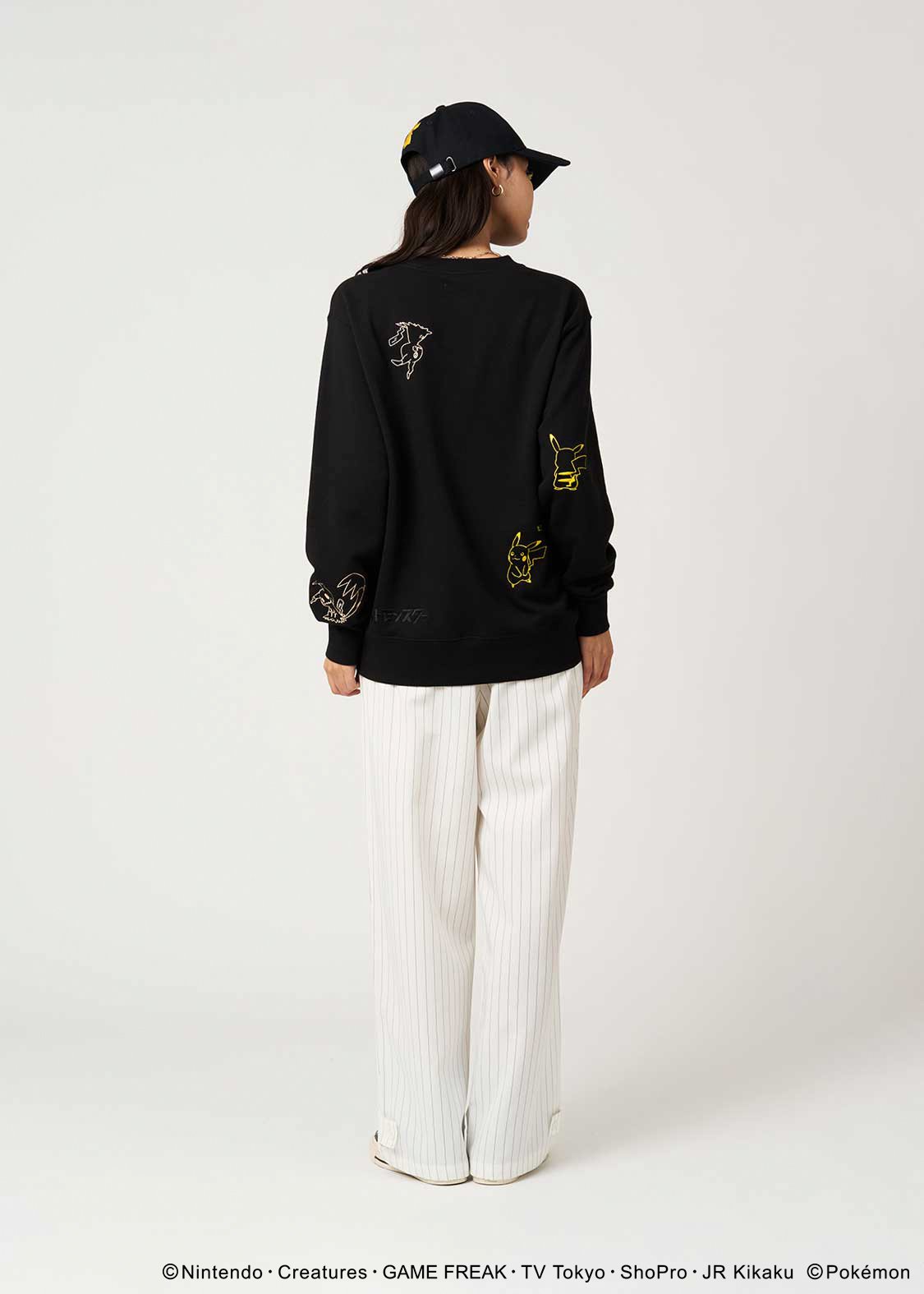 Pokemon x Graniph Fashion Collection - Pikachu & Mimikyu Fleece sweatshirt [Release Oct 7, 2025]