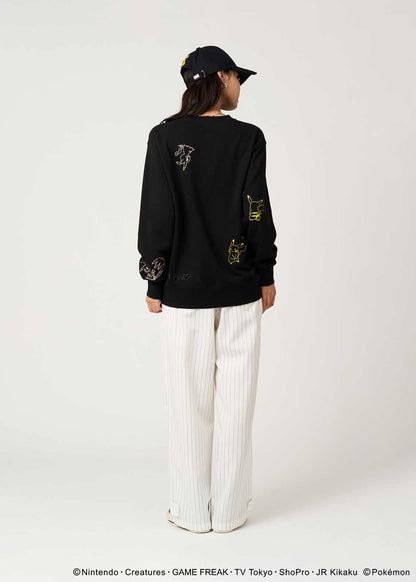 Pokemon x Graniph Fashion Collection - Pikachu & Mimikyu Fleece sweatshirt [Release Oct 7, 2025]