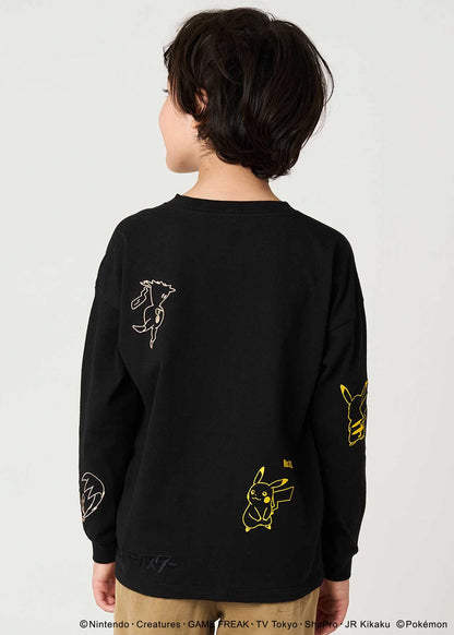 Pokemon x Graniph Fashion Collection - Pikachu & Mimikyu Fleece sweatshirt [Release Oct 7, 2025]