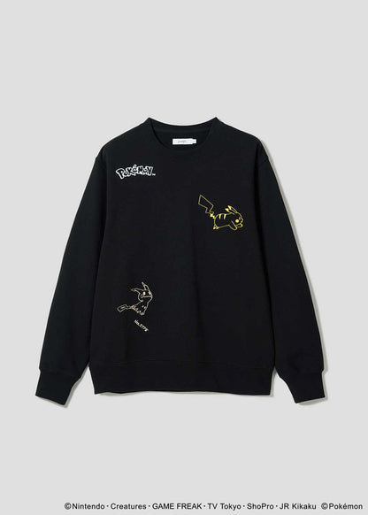 Pokemon x Graniph Fashion Collection - Pikachu & Mimikyu Fleece sweatshirt [Release Oct 7, 2025]