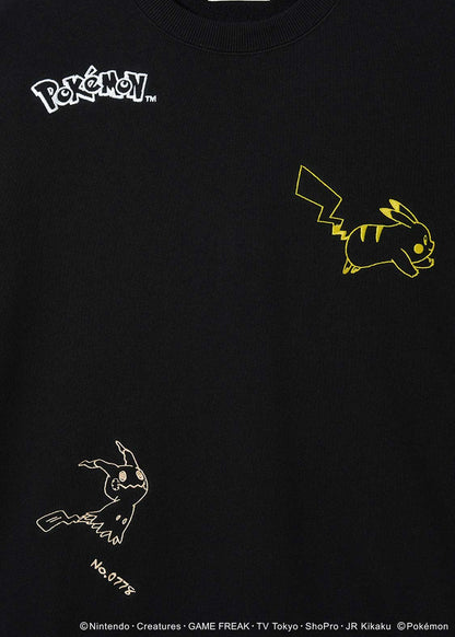 Pokemon x Graniph Fashion Collection - Pikachu & Mimikyu Fleece sweatshirt [Release Oct 7, 2025]