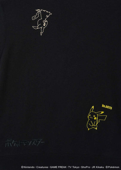 Pokemon x Graniph Fashion Collection - Pikachu & Mimikyu Fleece sweatshirt [Release Oct 7, 2025]