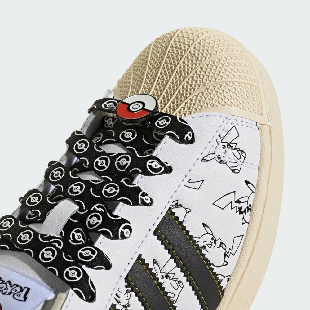 Pokemon x Adidas Collection - Adidas Pokemon Superstar II White K12857