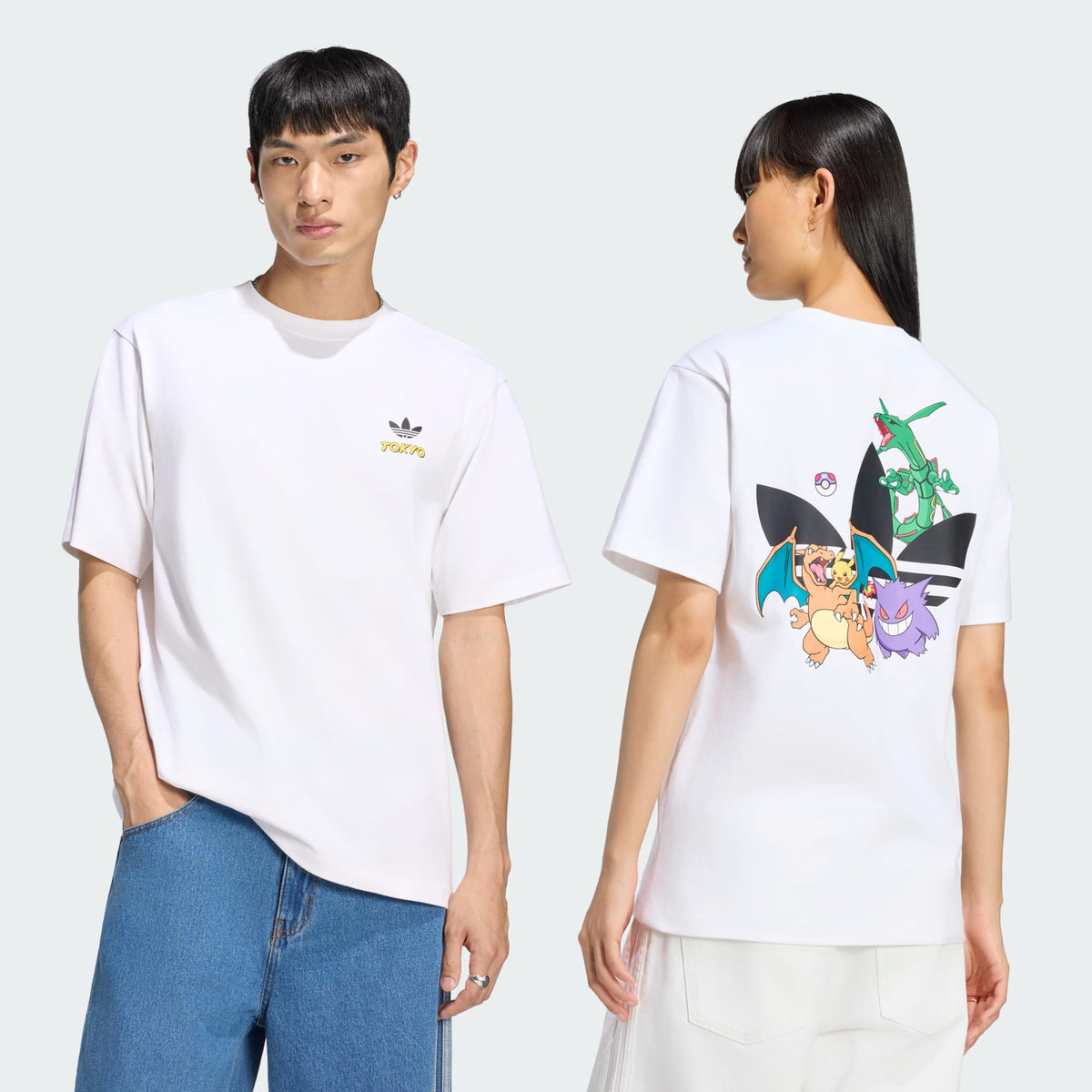 Pokemon x Adidas Collection - T-Shirt Tokyo 1 (2 Types)