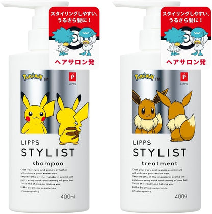 Pokemon x LIPPS Stylist - Shampoo & Treatment Pokemon Set