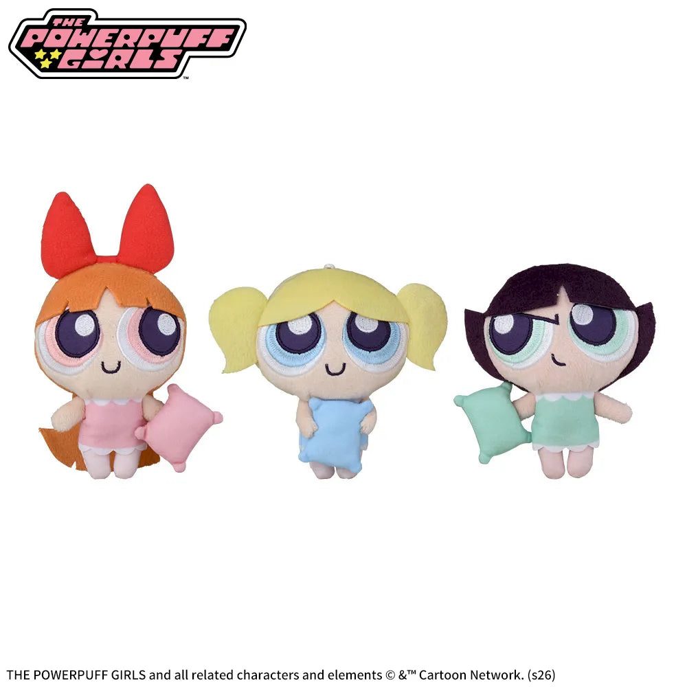 Powerpuff Girls Plush Mascot- Pajama Party Complete Set of 3 Types