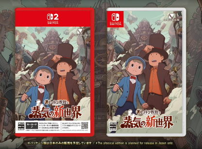 Professor Layton - New World Of Steam Nintendo Switch Or Switch 2 With Bonus [Pre-Order Dec 2026]