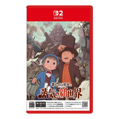 Professor Layton - New World Of Steam Nintendo Switch Or Switch 2 With Bonus [Pre-Order Dec 2026]