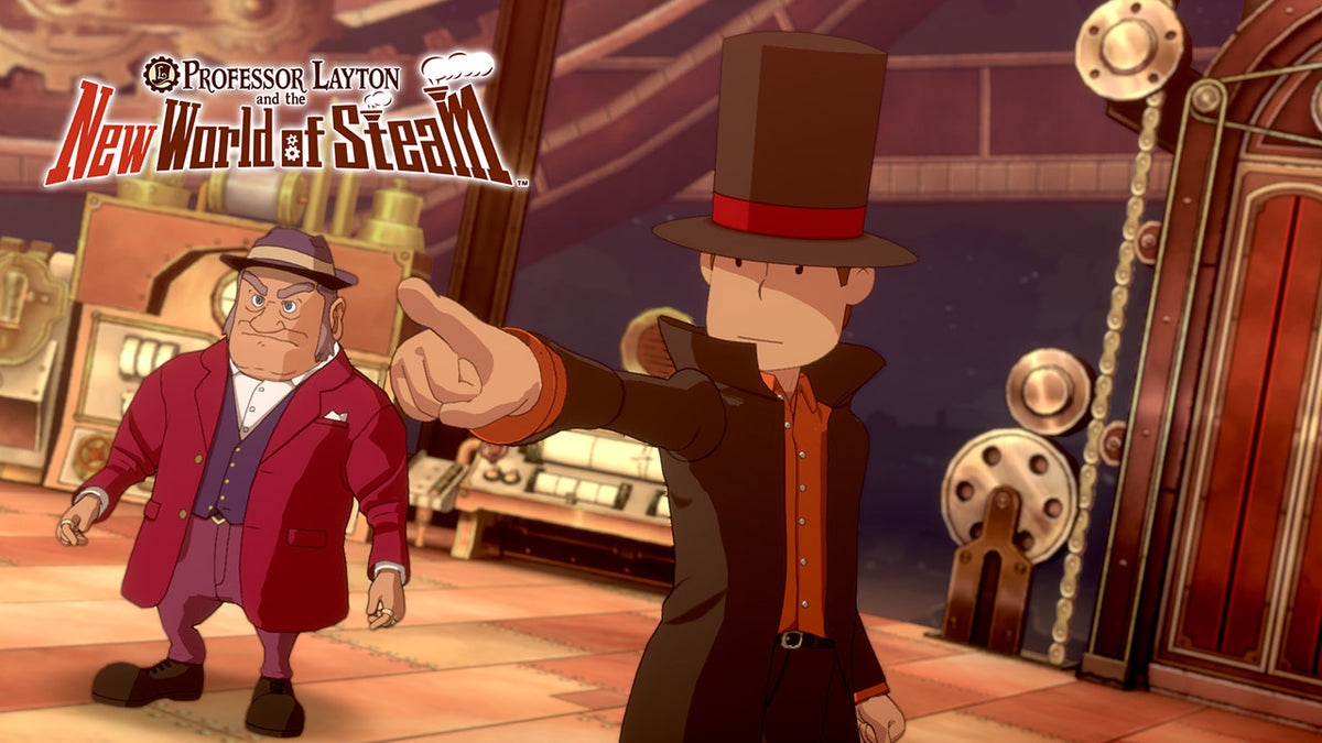 Professor Layton - New World Of Steam Nintendo Switch Or Switch 2 With Bonus [Pre-Order Dec 2026]