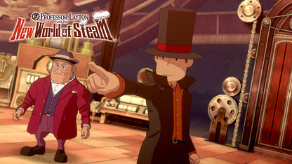 Professor Layton - New World Of Steam Nintendo Switch Or Switch 2 With Bonus [Pre-Order Dec 2026]