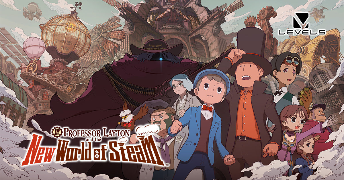 Professor Layton - New World Of Steam Nintendo Switch Or Switch 2 With Bonus [Pre-Order Dec 2026]