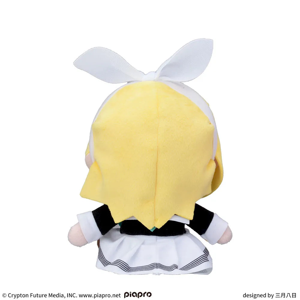 Project Sekai Colorful stage! feat.Hatsune Miku Fluffy Petite Mini Plush Toy - Kagamine Rin Uniform Version