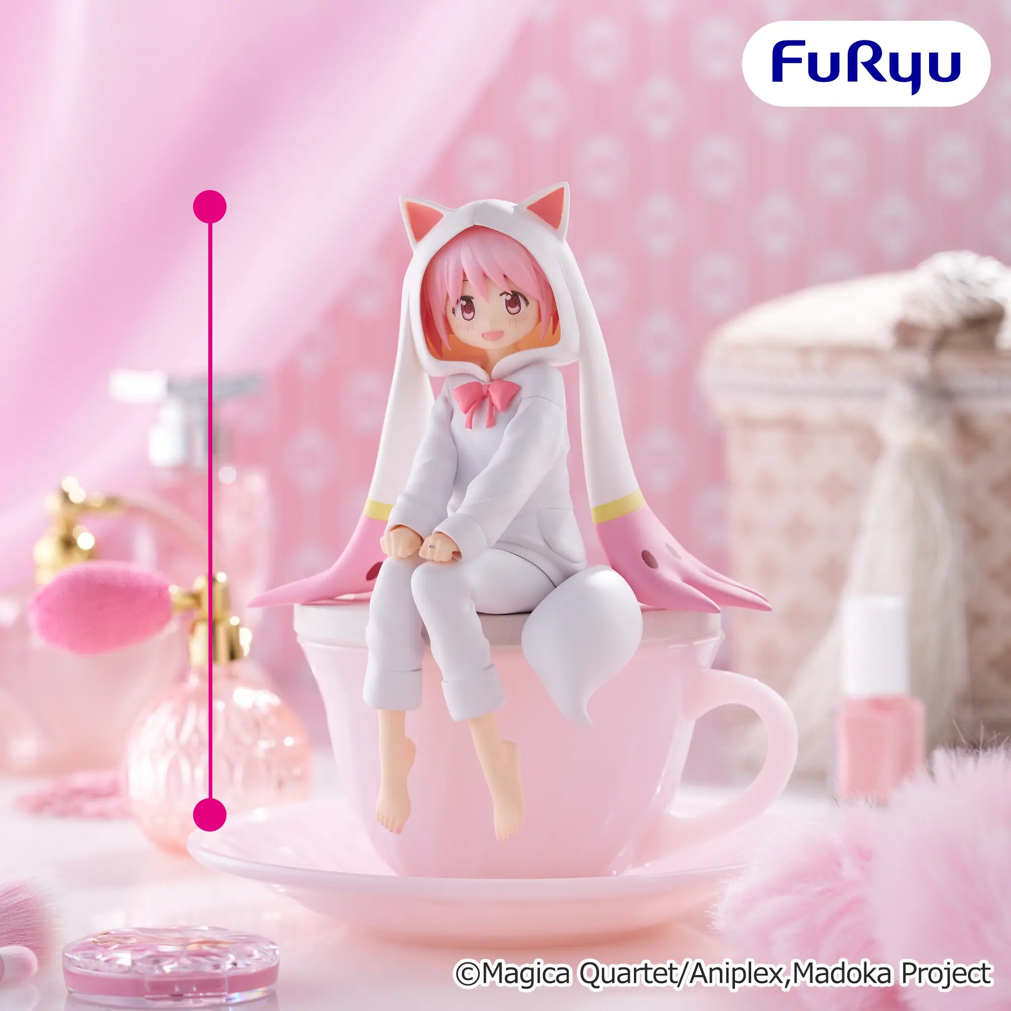 Puella Magi Madoka Magica Noodle Stopper Figure - Madoka Kaname Kyubey themed Nightwear ver. [Pre-Jul 2026]