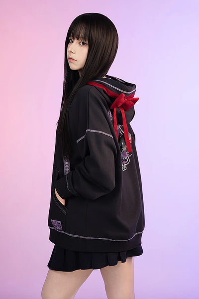 Puella Magi Madoka Magica The Movie Rebellion Hoodie and Plush - Homura Akemi [Pre-Order Jul 2026]
