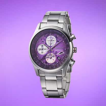 Puella Magi Madoka Magica the Movie: Walpurgisnacht Rising x Seiko Collaboration Watch - Homura Model [Pre-Order Aug 2026]