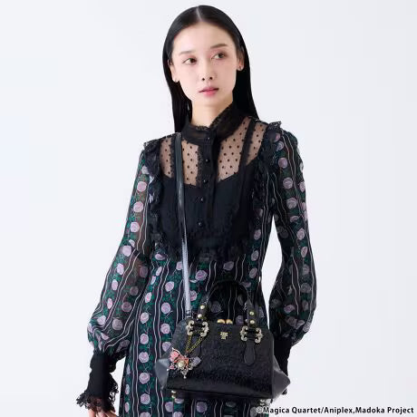Puella Magi Madoka Magica x ANNA SUI - 2 Way Bag Madoka & Homura [Pre-Order May 2027]