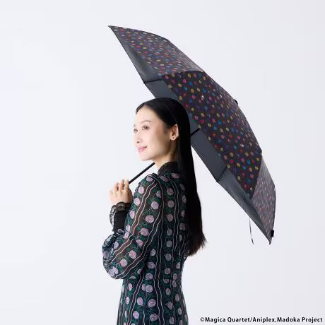 Puella Magi Madoka Magica x ANNA SUI - All-Weather Folding Umbrella Soul Gem & Floral Pattern [Pre-Order Apr 2027]