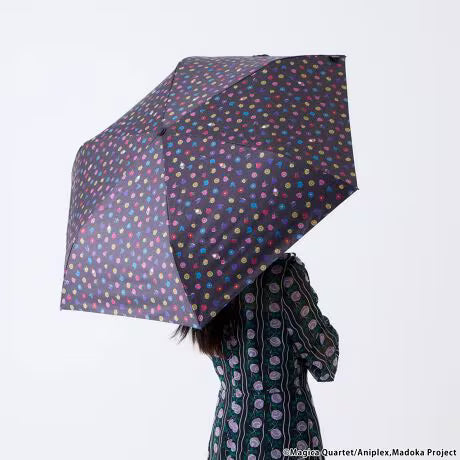 Puella Magi Madoka Magica x ANNA SUI - All-Weather Folding Umbrella Soul Gem & Floral Pattern [Pre-Order Apr 2027]