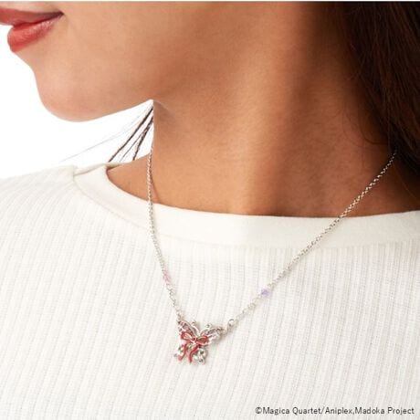 Puella Magi Madoka Magica x ANNA SUI - Butterfly Motif Necklace Madoka & Homura [Pre-Order Jun 2027]