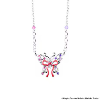 Puella Magi Madoka Magica x ANNA SUI - Butterfly Motif Necklace Madoka & Homura [Pre-Order Jun 2027]
